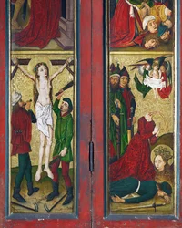 Die Legende der heiligen Margareta, Altar aus dem Kloster der heiligen Madeleine in Straßburg
