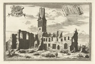 Ansicht der Ruine des Klosters Koningsveld