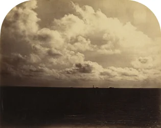 Starker Wind, fliegende Wolken