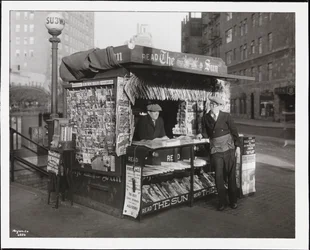 Ein Zeitungsstand