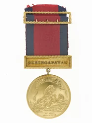 Seringapatam-Medaille, 1799 (Gold & Band)