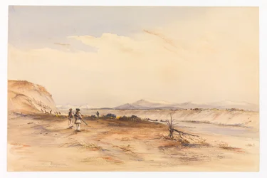 Jagd am Santa Cruz Fluss, ca. 1878