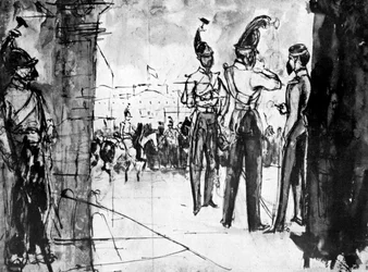 Gruppe von Soldaten, 1930