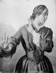 Studie einer jungen Frau (Thora Købke)