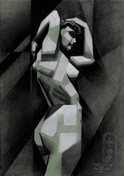 Geometrische Aktfigur