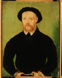 Mann mit rotem Bart