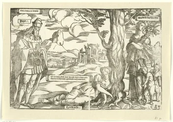 Allegorie mit Eintracht, Frieden und Liebe