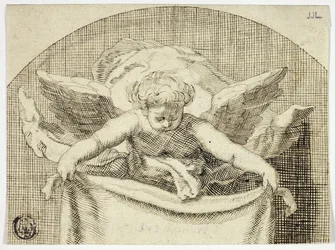 Putto hält Sudarium