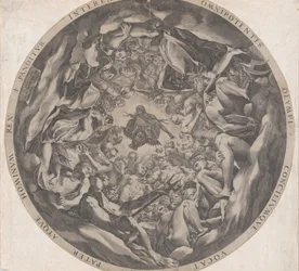 Versammlung der Götter auf dem Olymp, 1565