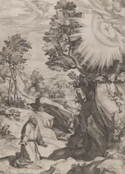 Der reuige Heilige Franziskus in der Wildnis, 1575