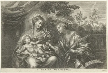 Maria mit Kind und die Heilige Katharina von Alexandrien