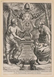Titelseite für M.C. Sarbievski, Lyricorum Libri IV