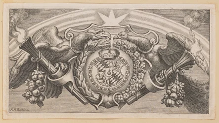 Vignette für Titelseite von Balthasar Cordier, Catena Patrum Graecorum in Sanctum Ioannem