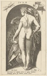 Juno mit Pfau