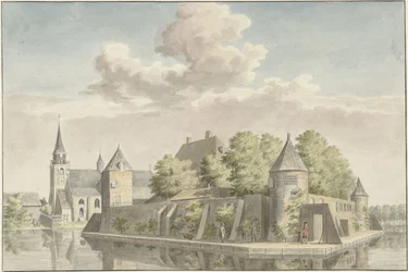 Der Hof von Putten und die Kirche von Geervliet