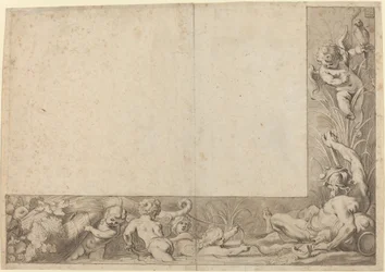 Flussgott mit Putti