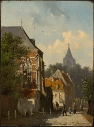 Niederländische Straßenszene