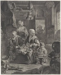 Pfannkuchenbäckerin