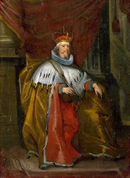 Porträt von Luca Giustiniani (1586-1651) Doge von Genua zwischen 1644 und 1646 (Gemälde von Cornelis De Wael)