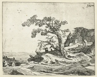 Landschaft mit Baum