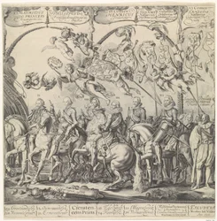 Triumphzug von Wilhelm von Oranien, rechte Platte
