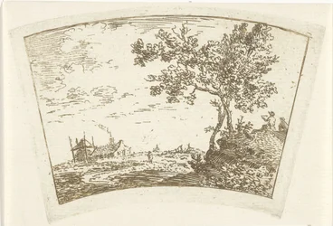 Landschaft mit einem Bauernhof