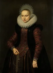 Porträt von Brechtje Overrijn van Schoterbosch