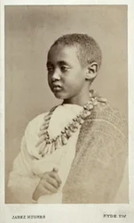 Prinz Alamayu, Sohn von Kaiser Theodor II, Ryde, England, 1868