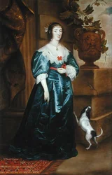 Lady Gerard of Bromley, ca. 1633 (Öl auf Leinwand)
