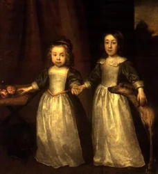 Porträt von zwei Kindern