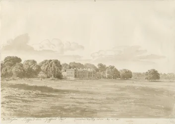 Chillington Hall (Sepia-Zeichnung)
