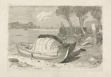 Zwei gestrandete Fischerboote, 1809