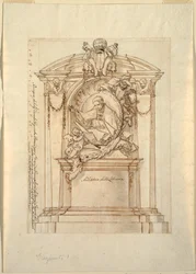 Entwurf für ein Denkmal, ca. 1750