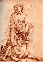 Herkules tötet den Löwen, 1913
