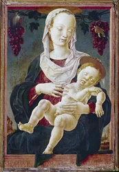 Madonna mit Kind, bekannt als Unsere Liebe Frau des Tierkreises, ca. 1459-63
