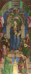Die Jungfrau und das Kind auf dem Thron, 1470er