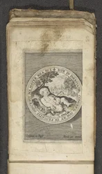Putto mit durchbohrtem Herz