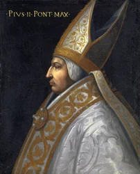 Porträt von Papst Pius II.