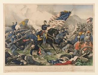 Die Schlacht von Williamsburg, Va. 5. Mai 1862