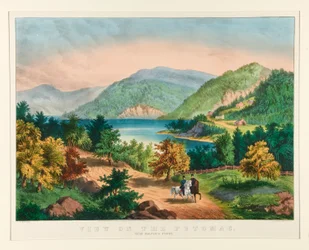 Blick auf den Potomac in der Nähe von Harper