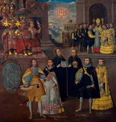 Hochzeit von Martín de Loyola mit Doña Beatriz Ñusta und von Don Juan Borja mit Lorenza Ñusta