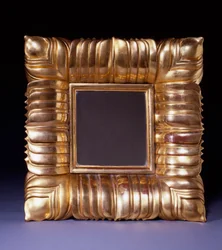 Ein vergoldeter Spiegel, entworfen von Dagobert Peche, ca. 1925