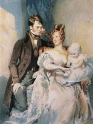 Porträt von Herrn und Frau MacGregor mit ihrem Kind