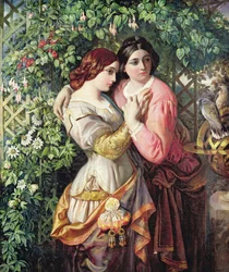 Rosalind und Celia, ca. 1845