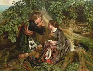 Schottische Liebende, 1863