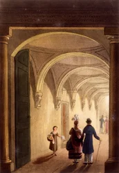 Eingang zur Box des English Opera House, ca. 1826