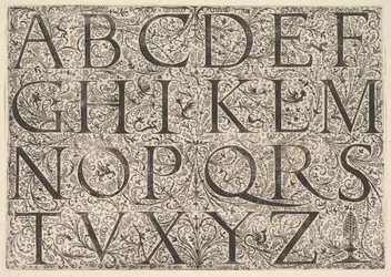 Römisches Majuskelalphabet (ca. 1520)
