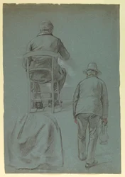 Skizze, Rockdrapierung für Mrs. Sheppard Gandy, 1859
