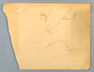 Studien eines Kinderfußes, 1845–55