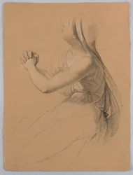 Studie für "Kommunion der t", 1844